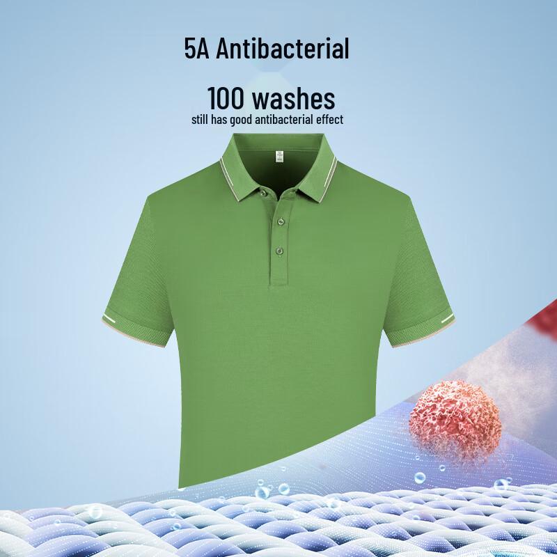 Men's Casual Breathable Short Sleeve Polo Shirt
