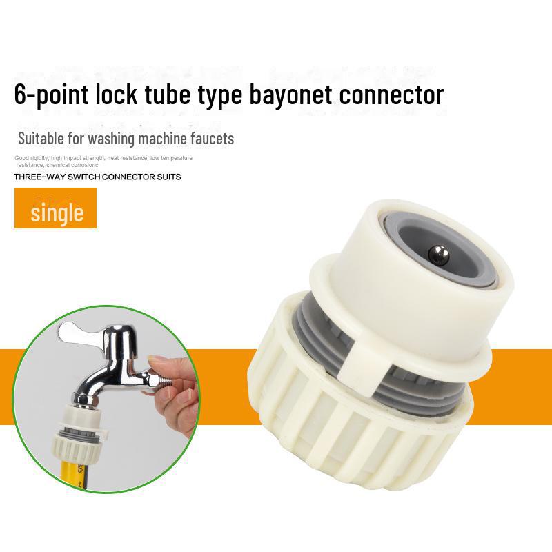 Multi-Function Quick Connector Set: 3/4 & 6 Point Water Gun and Faucet Accessories for Car Wash and Washing Machines
