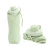 1 Stück 600 ml Großer faltbarer Silikonbecher - Tragbare Reise-Wasserflasche für den Außenbereich, Lebensmittelecht mit frischen Farben, Faltbares Design