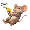 Mouse Car Sticker Fun Fuel Cap Sticker Cute Dog Cat Automotive Waterproof Self