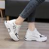 New Spring Autumn Lace-up  Sneakers Women Breath Thick Bottom Lightweight Sports Shoes Comfortable Leisure Shoes
