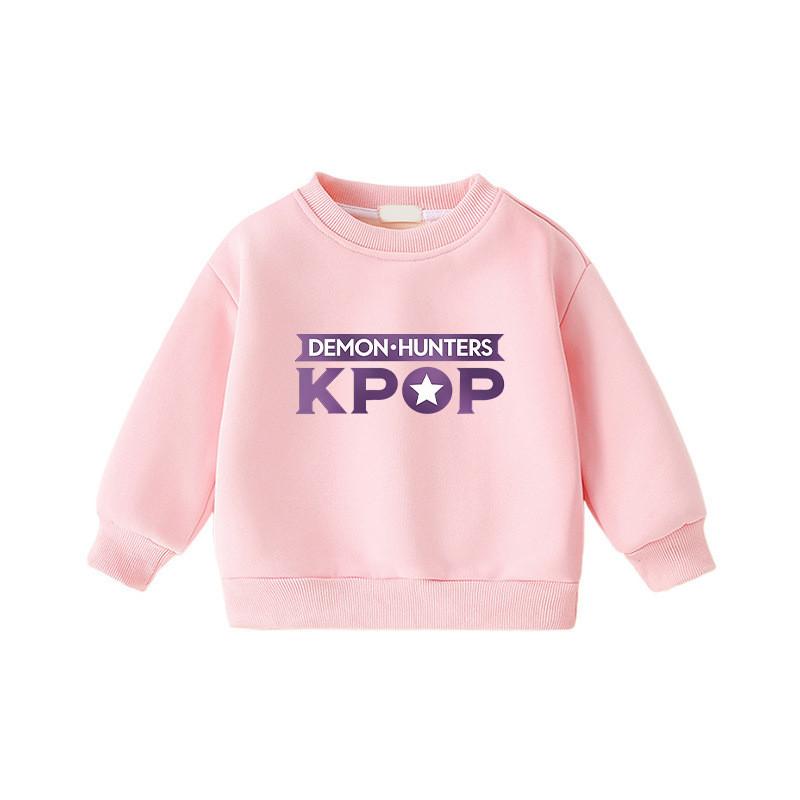 Girls Kpop Hunters Rumi Zoey Mira Long Sleeves Sweatshirt For Children Kids