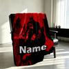 Custom Name Personalized Batman Print Blanket, Home Decor, Bedroom, Sofa, Camping, Couch, Gifts for Birthday Christmas