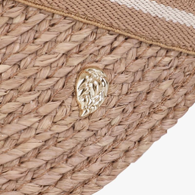 Chapeau Casquette de Soleil Helen Kaminski Bianka Rayures Noires50265