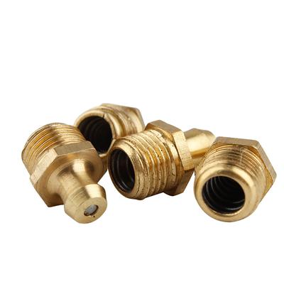 15 szt./zestaw M6 M8 M10 Mosiężne smarowniczki miedziane ujście olejowe gwint proste 45 90 stopni przegub uniwersalny dysze do smarownicy