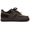 Nike Air Force 1 Slip Resistant Abrasion Resistant Low Top Skateboard Shoes Unisex Black Umber DV0788-001(TeamH-S-BOX)
