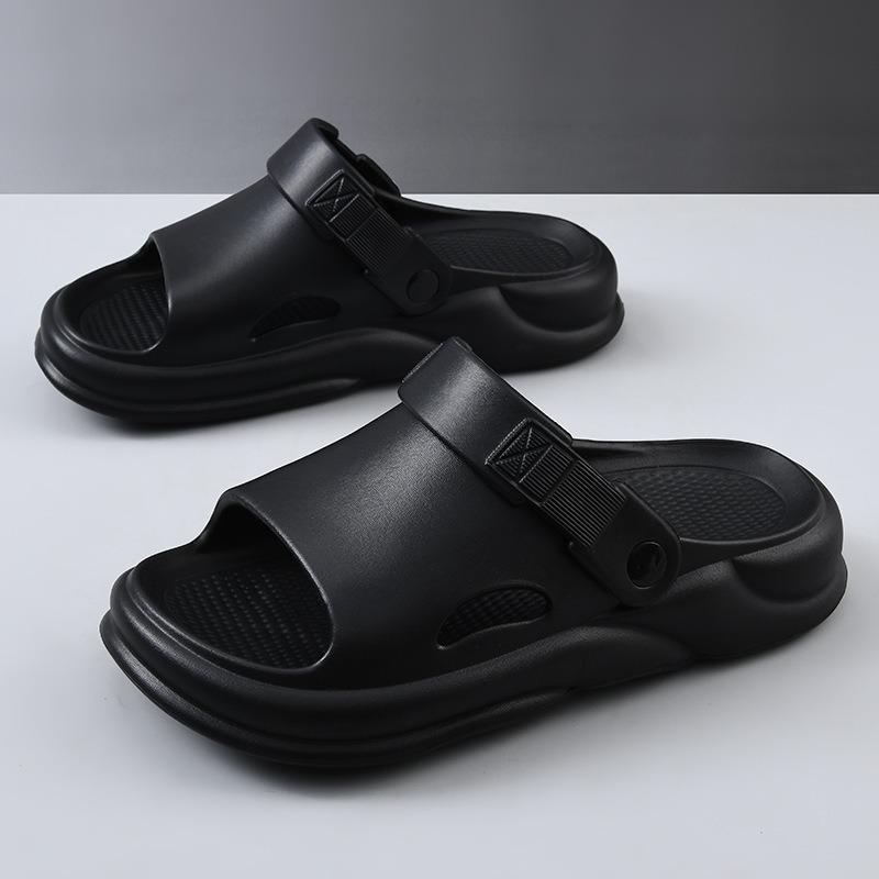 Men's sandals casual color matching fashion versatile summer comfortable breathable room outdoor two wear trendy men's slippers
