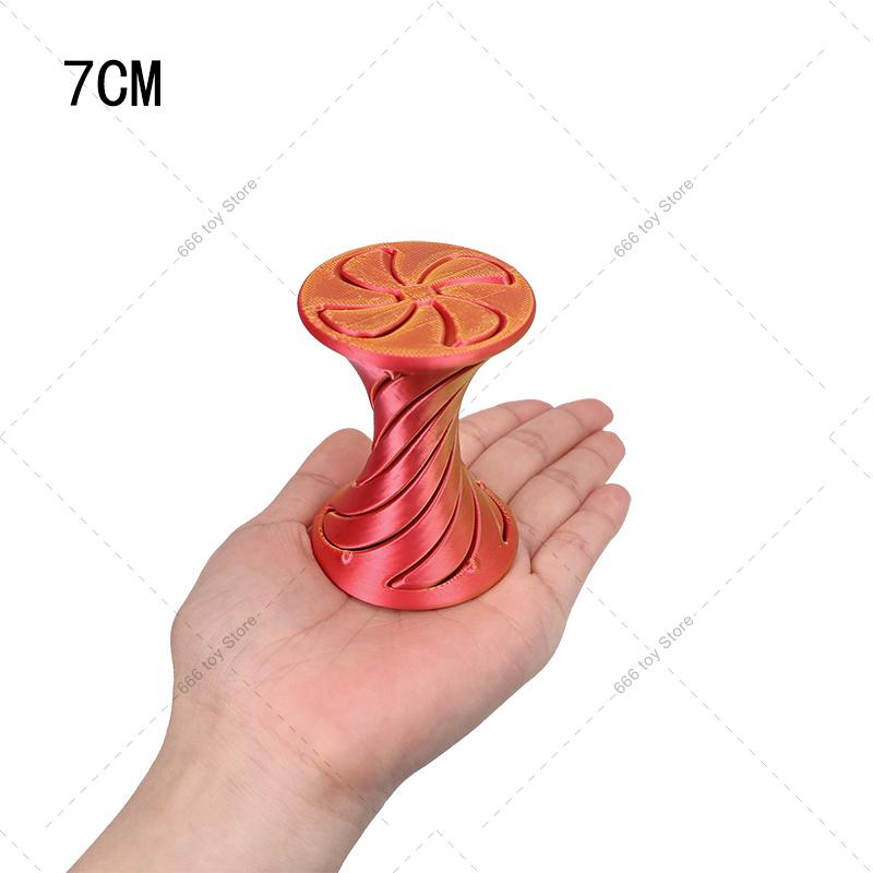 31 Stil 3D-gedruckter Spiral-Kegel Rakete Geist Herz Durchgang Fidget Spielzeug Unmögliche Pyramide Stressabbau Spielzeug Schreibtisch Dekoration