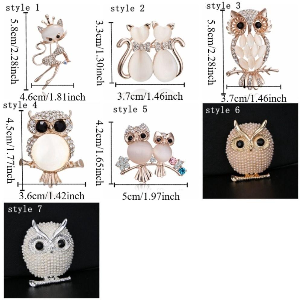 Sparkling Rhinestone Animal Pins Luxury Lapel Pins Rhinestone Brooches  Gift Giving