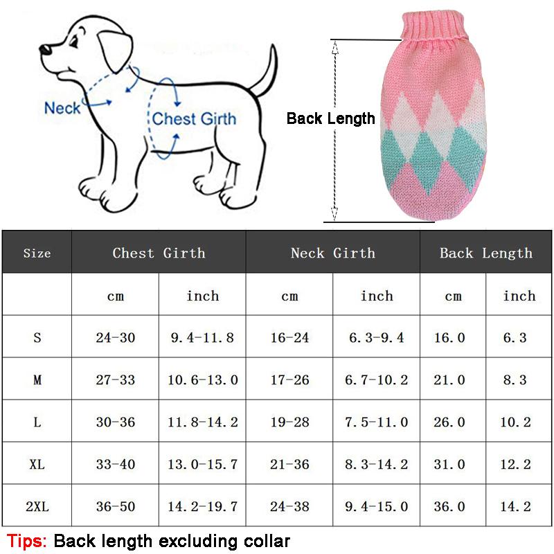 Puppy Cat Sweater Winter Warm Pet Clothes for Small Dogs Chihuahua Vest French Bulldog Knitted Sweater Schnauzer Kitten Costume