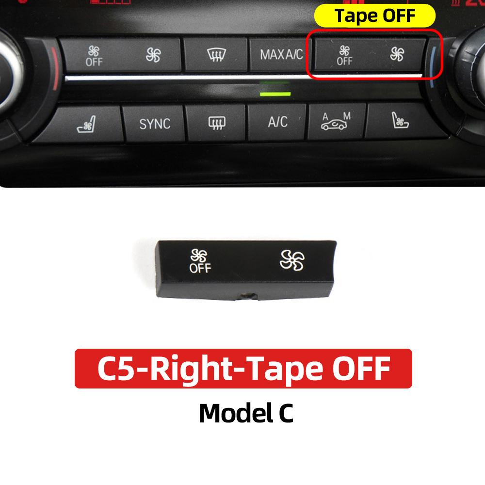 A/C Heater Climate Air Conditioning Control Panel Fan Speed Button Cover for BMW 5 7 Series F07 GT F10 F11 F01 F02 520 525 730