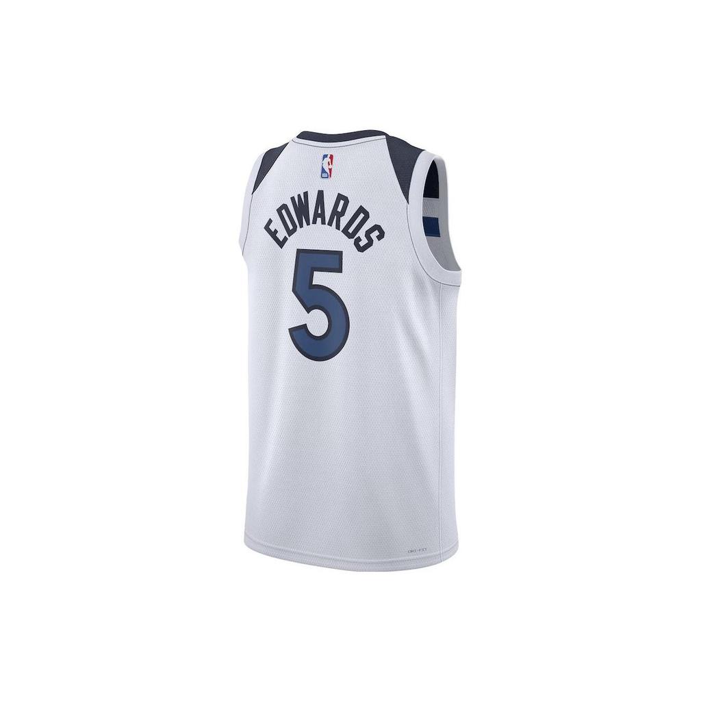 Nike Color Block Sleeveless Basketball Jersey 23-24 Season Timberwolves Edwards 5 Unisex jersey DN2085-105
