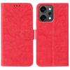 For Oppo Reno14 Pro 5G (Global) Case Lace Flowers PU Leather Flip Wallet Phone Cover