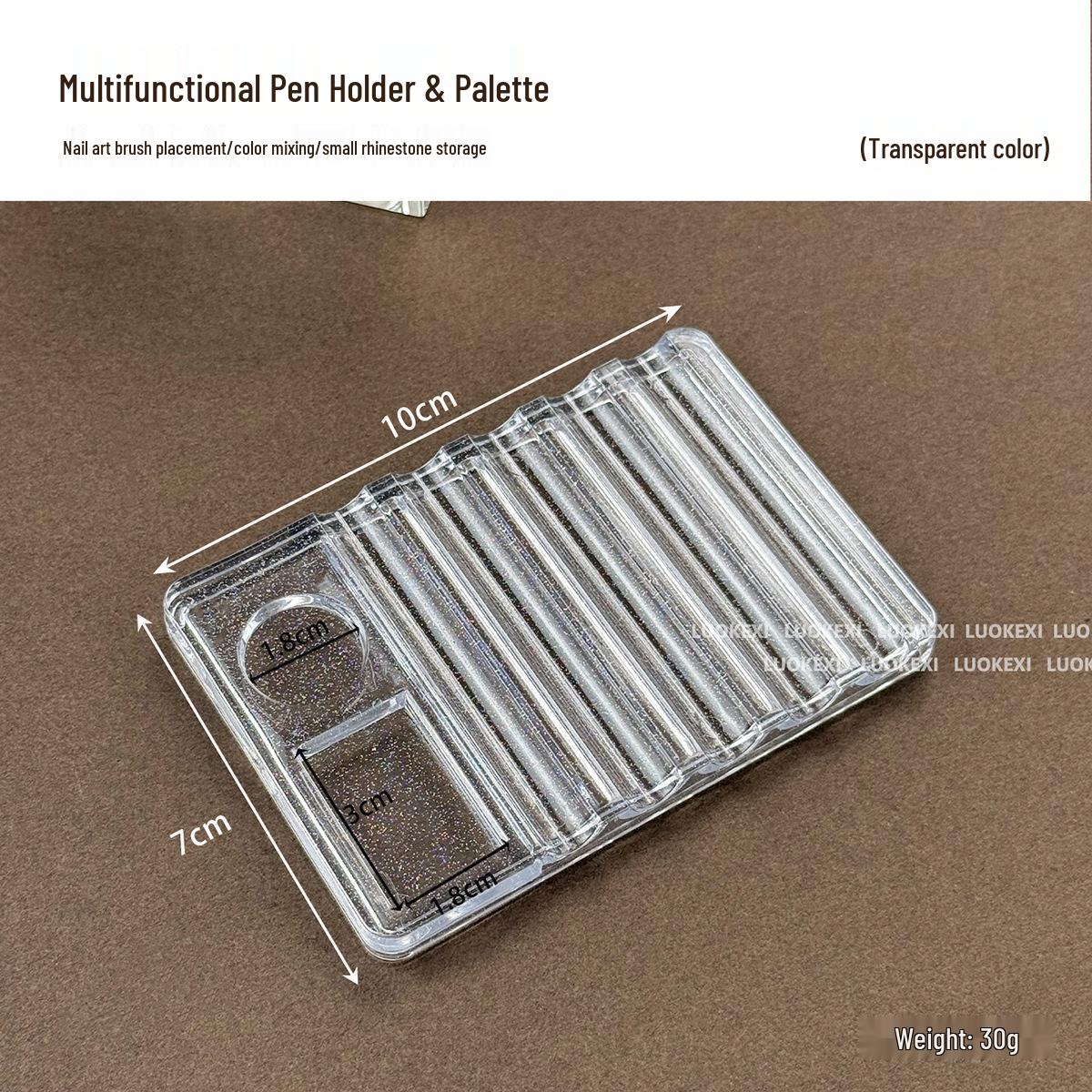 

Acrylic Transparent Multi-Purpose Pen Holder for Nail Art and Gel Polish Storage 1 piece