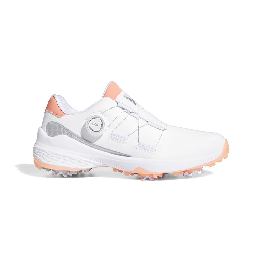 

Golf Shoes ZEDGE 23 Boa Footwear Metallic cm [Adidas Golf] Women s White/Coral Fusion/Silver 25.0