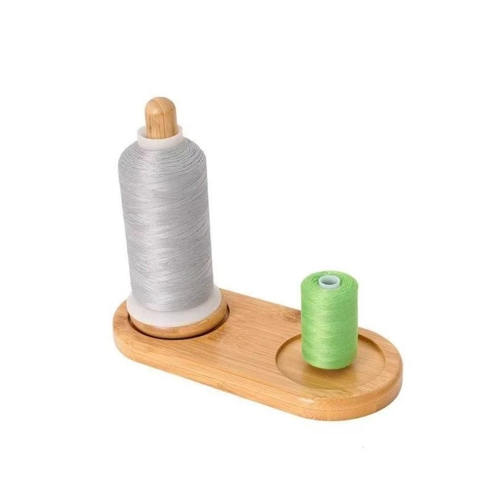 Stable Yarn Storage Rack Detachable Base Wooden Yarn Holder Wool Knitted Spool  DIY Knitting