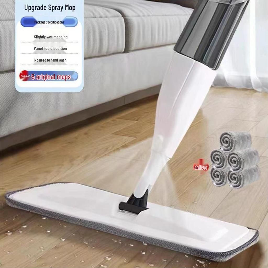 One-Step Dual-Use Spray Mop: Wet & Dry, No-Wring, Easy-Clean for Home