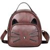 Cat Whisker Backpack, Ladies Small Backpack, Travel Bag or Wallet Retro PU Leather