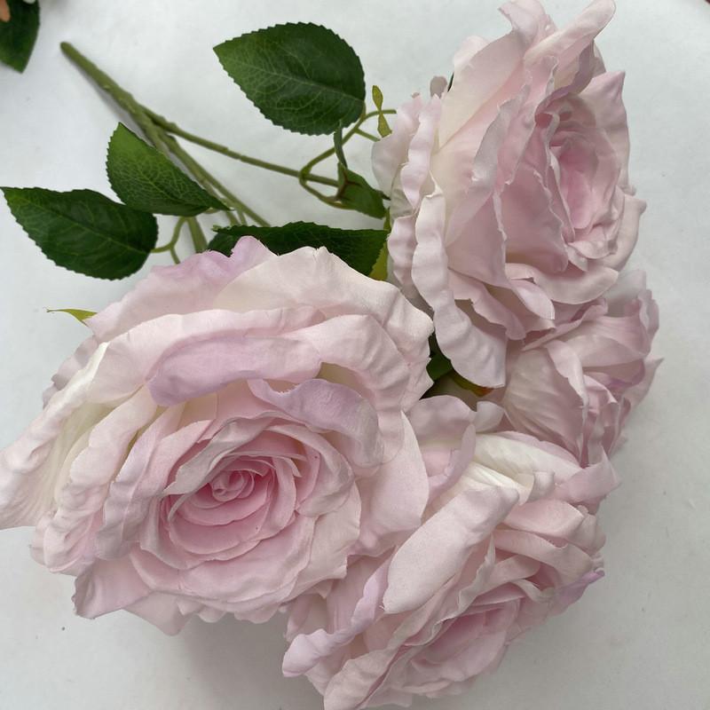 Silk Rose Artificial Flowers Bouquet Wedding Decor Home Photography Floral Prop