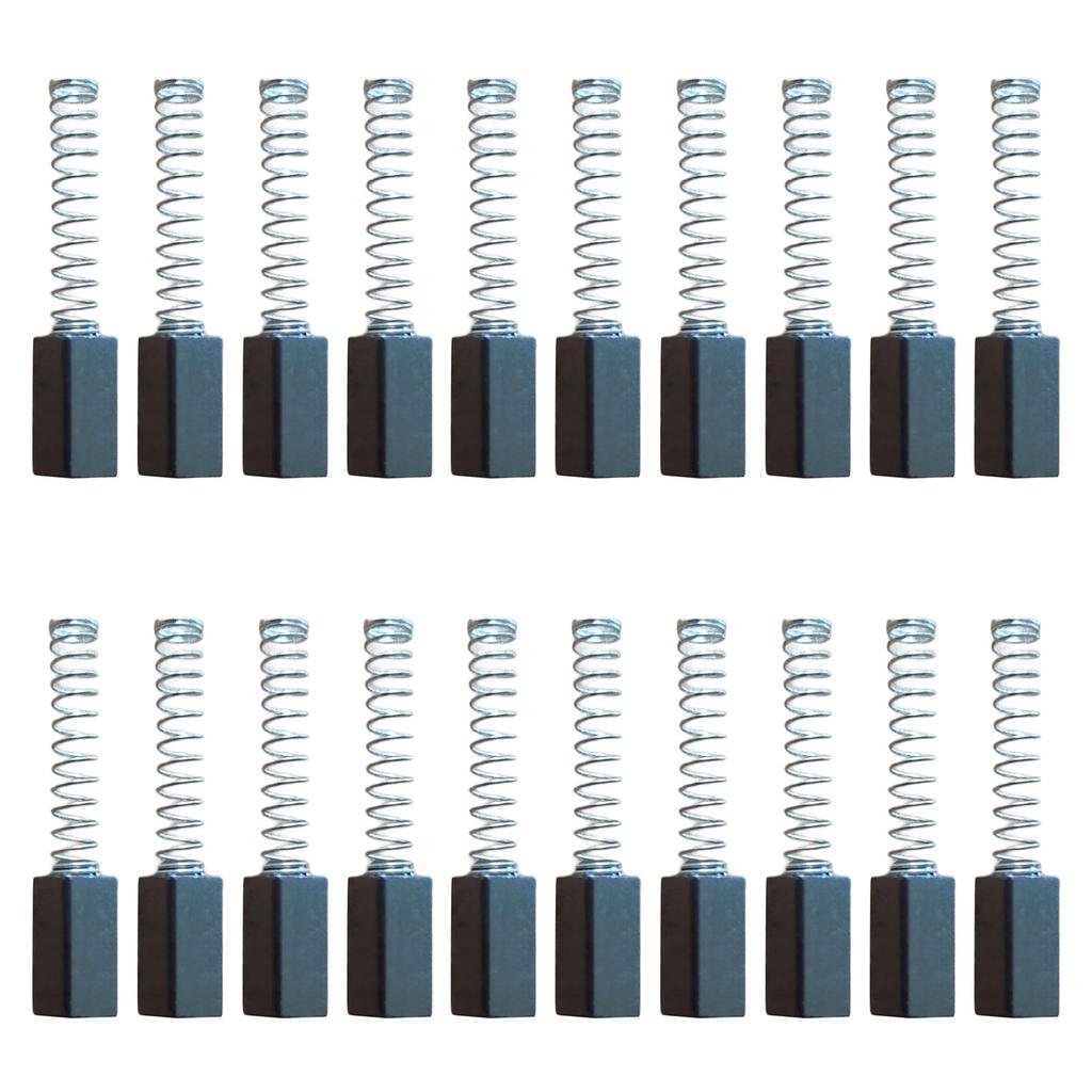 10Pcs 250W Sewing Machine Motor Carbon Brushes 5x12mm Carbon Brushes Replacement for Houeshold Sewing Machine Accessory