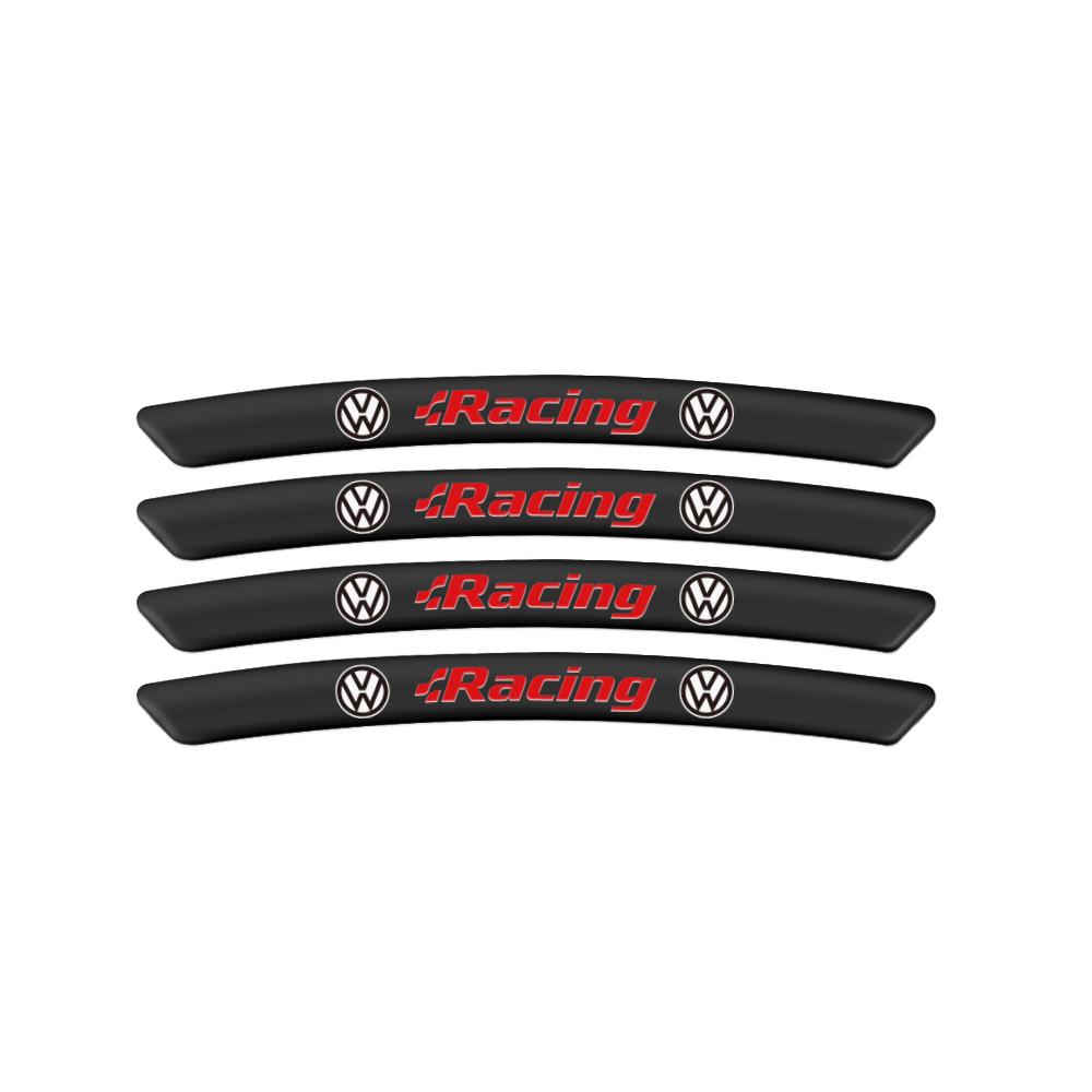 

VW GTI GOLF 2026 Hot For VW VOLKSWAGEN 3D Aluminum Car Wheel Rim Sticker Badge Decoration Accessorie For Volkswagen VW Golf Pass