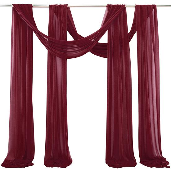 Backdrop Tulle Durable Easy To Hang Vibrant Color Graceful Wedding Drapery Arch Draping Swag Supply