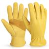 Gardening Gloves Cowhide Wear Resistant Non Slip Anti Puncture Farm Auto Repair Driver Labor Protection Gloves