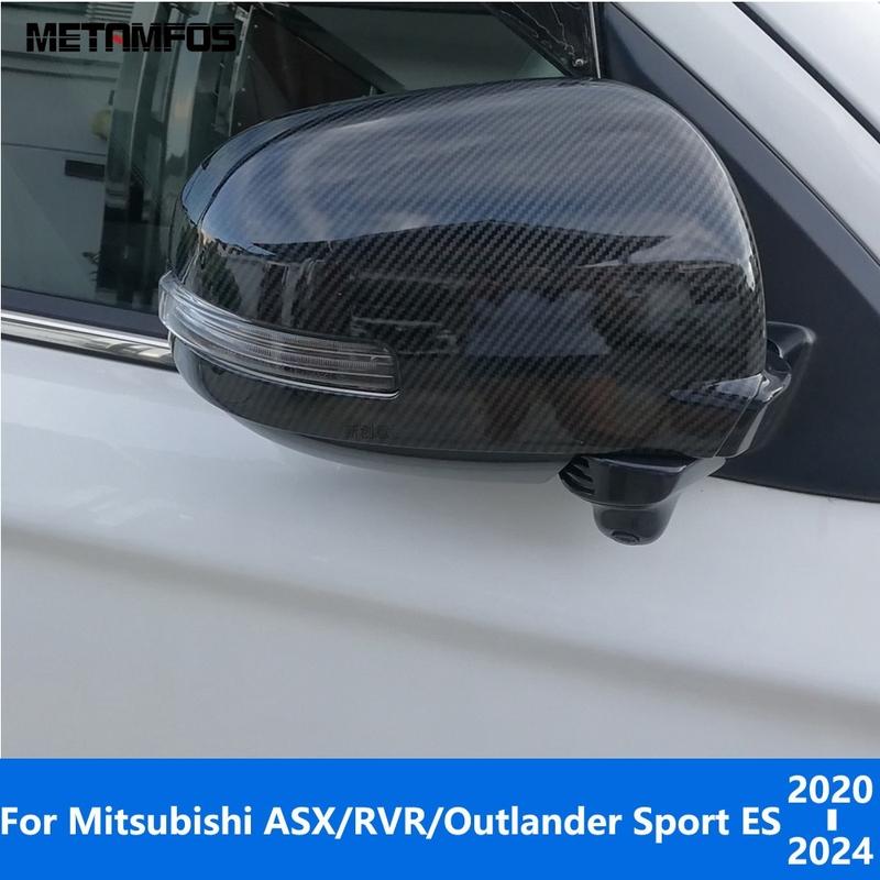Rearview Side View Mirror Cover Trim For Mitsubishi ASX/RVR/Outlander Sport ES - 2024 Chrome Accessories Car Styling