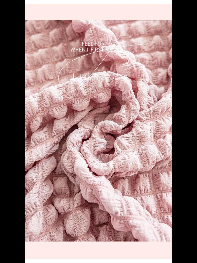 Panya Nordic Seersucker Elastischer Sofabezug, Einzel-/Doppel-/Dreifach-Sofabezug