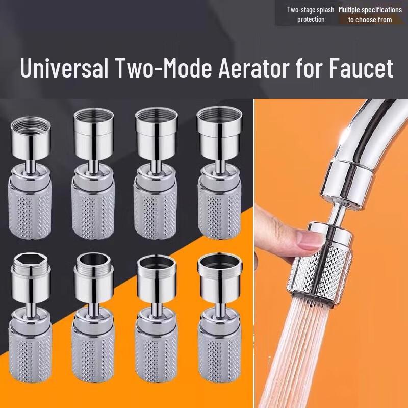 Univerzální adaptér aerátoru proti stříkající vodě na vodovodní kohoutek