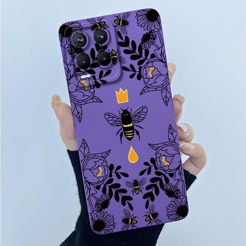 Phone Case For Realme 8 Pro 8i 8S 4G 5G Case Lovely Cartoon Flower Liquid Silicone Soft Shockproof Back Cover For Realme8 Bumper