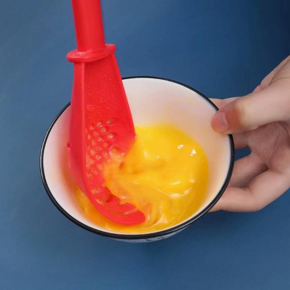 In-Stock Multi-Functional Cooking Spoon: Versatile Kitchen Gadget & Egg White Strainer