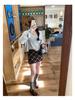 2025 New Women's Grey Knit Long Sleeve Loose Slimming Top