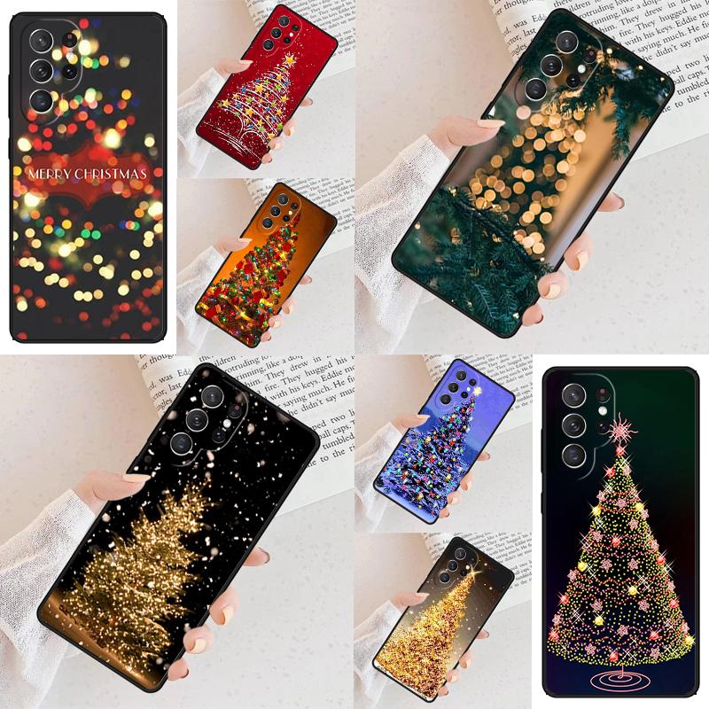 Christmas Tree New Year Cell Phone Case for Samsung Galaxy S26 Ultra S25 S24 S23 S22 S21 S20 Note10 Cover