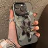Oil Painting Lily Flower Retro Pattern Phone Case For iPhone 17 Air Pro Max 16 15 14 13 12 11 Pro 16 Plus Mini Shockproof Cover