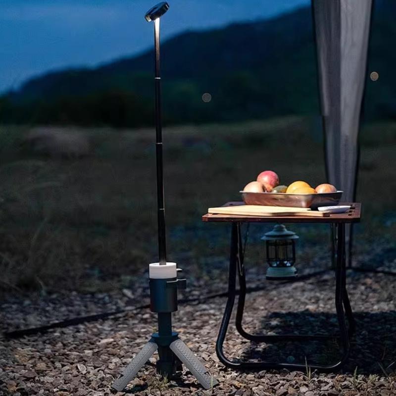 Watertight Rechargeable Camping Tent Light 5 Light Modes Outdoor Camping Lanterns Light, Height & Brightness Adjustable