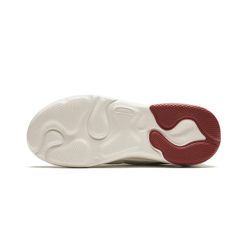 Anta Gravitation Platform Cushioning Abrasion Resistant Height Increasing Low Top Chunky Sneakers Men's White 112418813-9