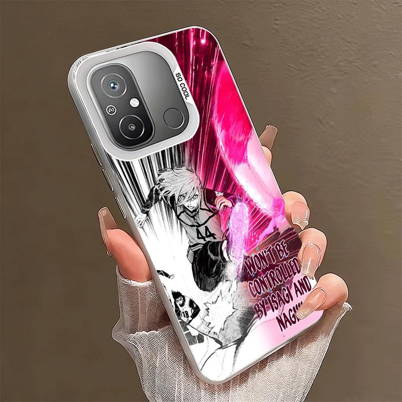 

Blue L-Lock Football Anime Soft Phone Case for Xiaomi Redmi 15C 15 14C 13C 12C Poco X5 X6 X7 Pro X3 F8 F7 Ultra M8 13 12 Cover B Xiaomi Redmi 15 5G