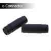 2 Pcs 4-Pin Pole Female To Female Speakon Coupler Adapter Audio Cable Connector