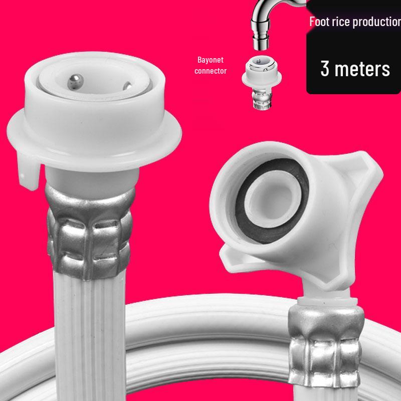 Anti-Detachment Extended Water Inlet Hose for Fully Automatic Washing Machine