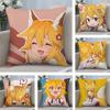 The Helpful Fox Senko SanCushion Cover Soft Plush Fabric Double-Sided Printed Sofa Cushion Cover for All Seasons Home Decor Gift