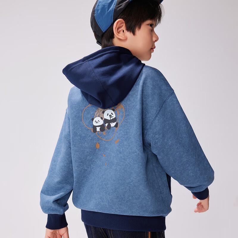 EBAER Kids  2024 Autumn Tie-Dye Hooded Sweatshirt 120