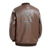 Men's Plus Size Leather Pilot Jacket - Spring/Autumn American Motorcycle Style