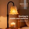 Candle Lamps Dimmable Flower Candle Warmer Lamp UK/US Electric Candle Lamp Flameless Wax Melt Warmer for Bedroom Home Decoration