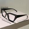 Vintage Cat Eye Reading Glasses  New Fashion Eyewear with Diopters Trendy Blue Light Blocking Decor Optical Frames