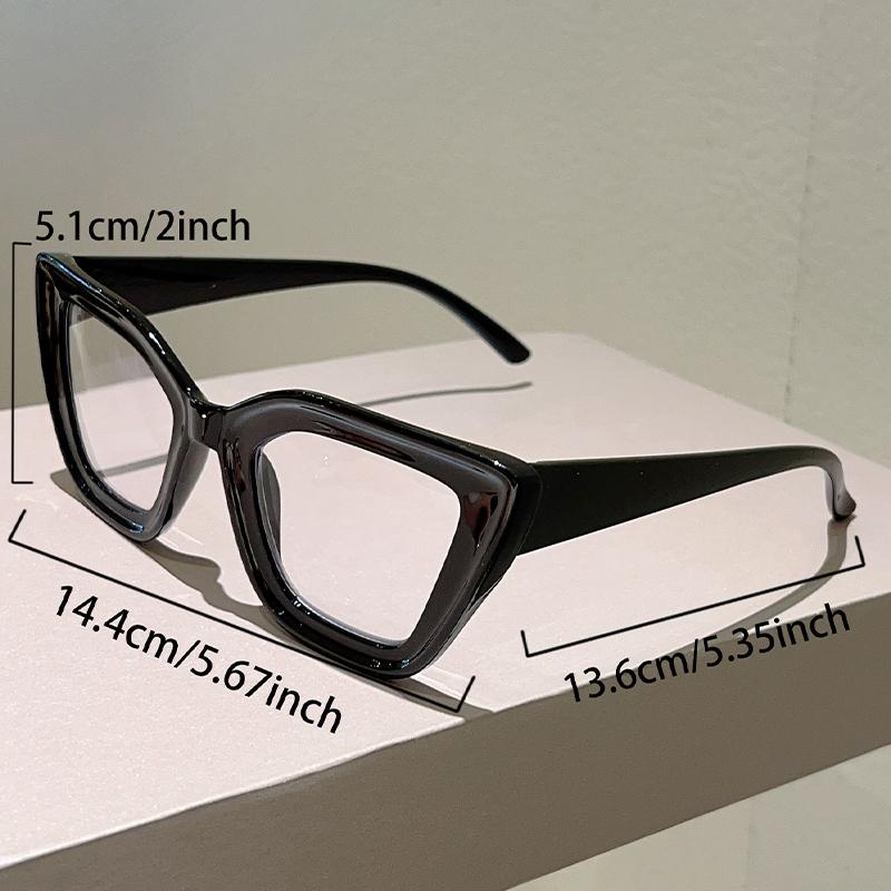 Vintage Cat Eye Reading Glasses  New Fashion Eyewear with Diopters Trendy Blue Light Blocking Decor Optical Frames