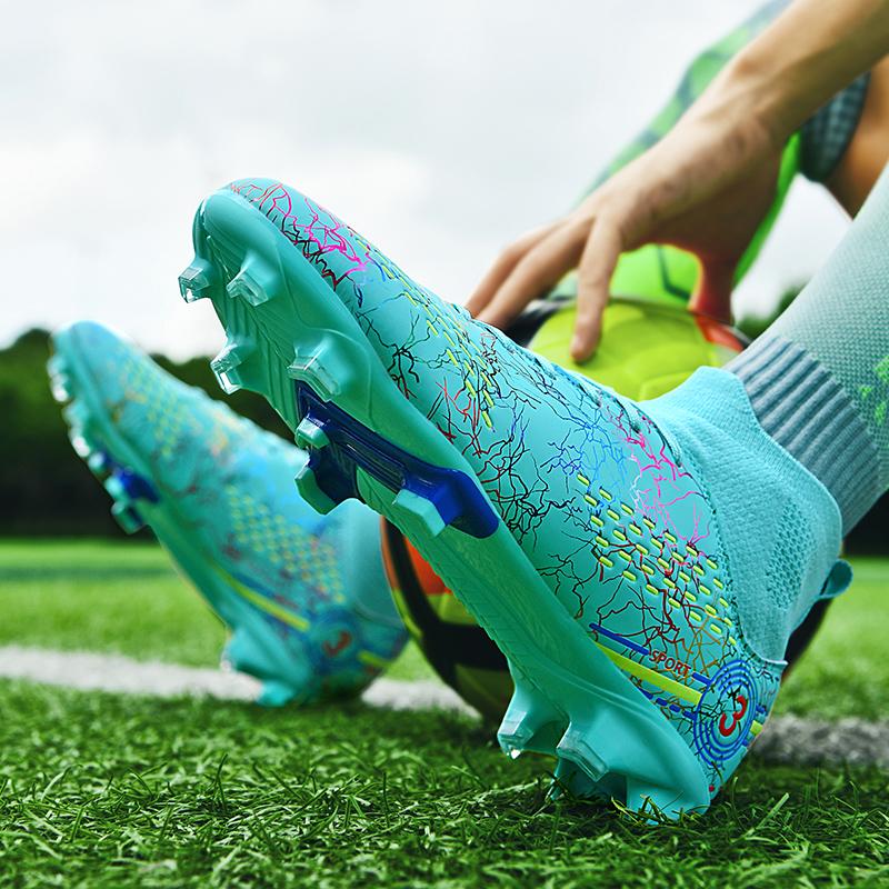 35-45 Unisex Football Shoes Men's Long Nails Artificial Lawn Training Youth Football Shoes