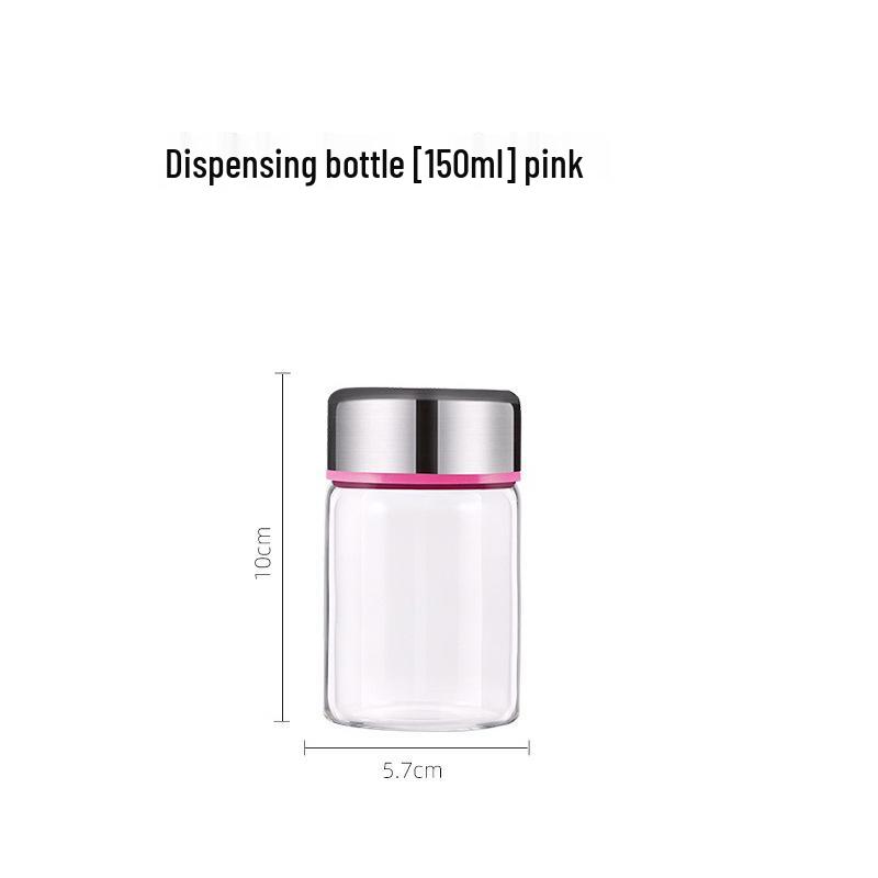 Żaroodporny szklany słoik z uszczelką i pokrywką ze stali nierdzewnej do gniazd ptasich spożywczych i leków