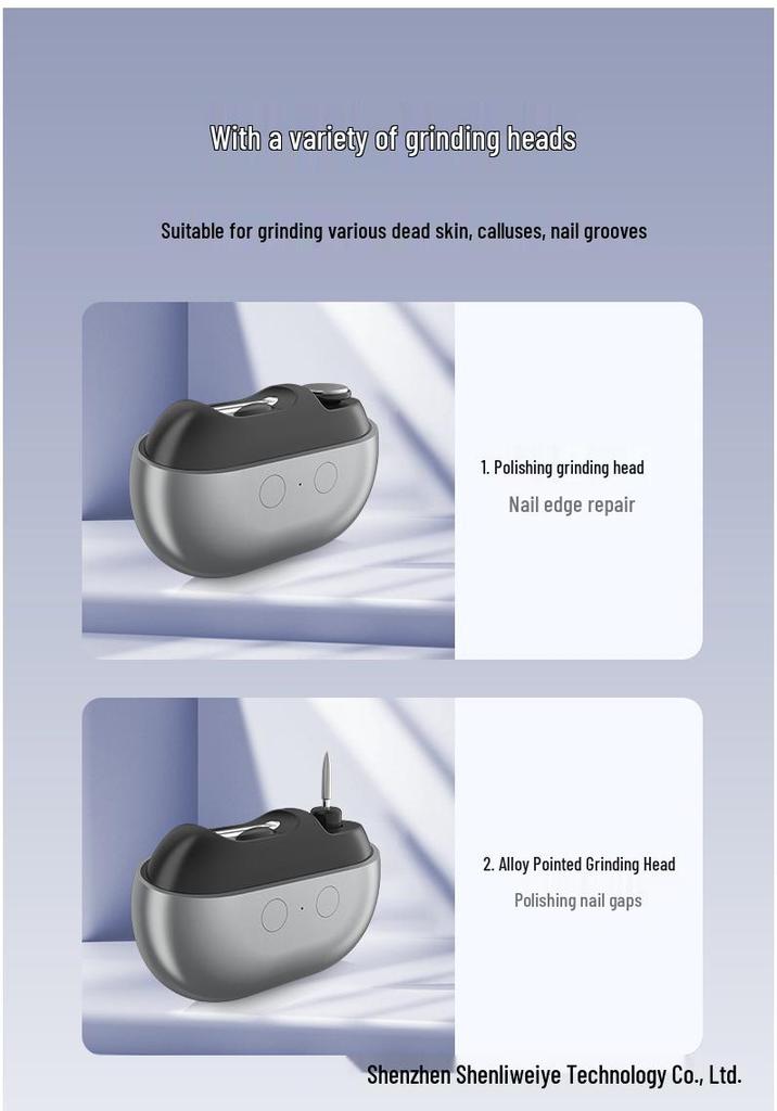Multi-functional Electric Nail Clipper and Polisher: Portable, Automatic Manicure Tool