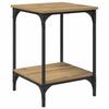 Artisan Oak Coffee Table 40 X 40 X 55 Cm Engineered Wood